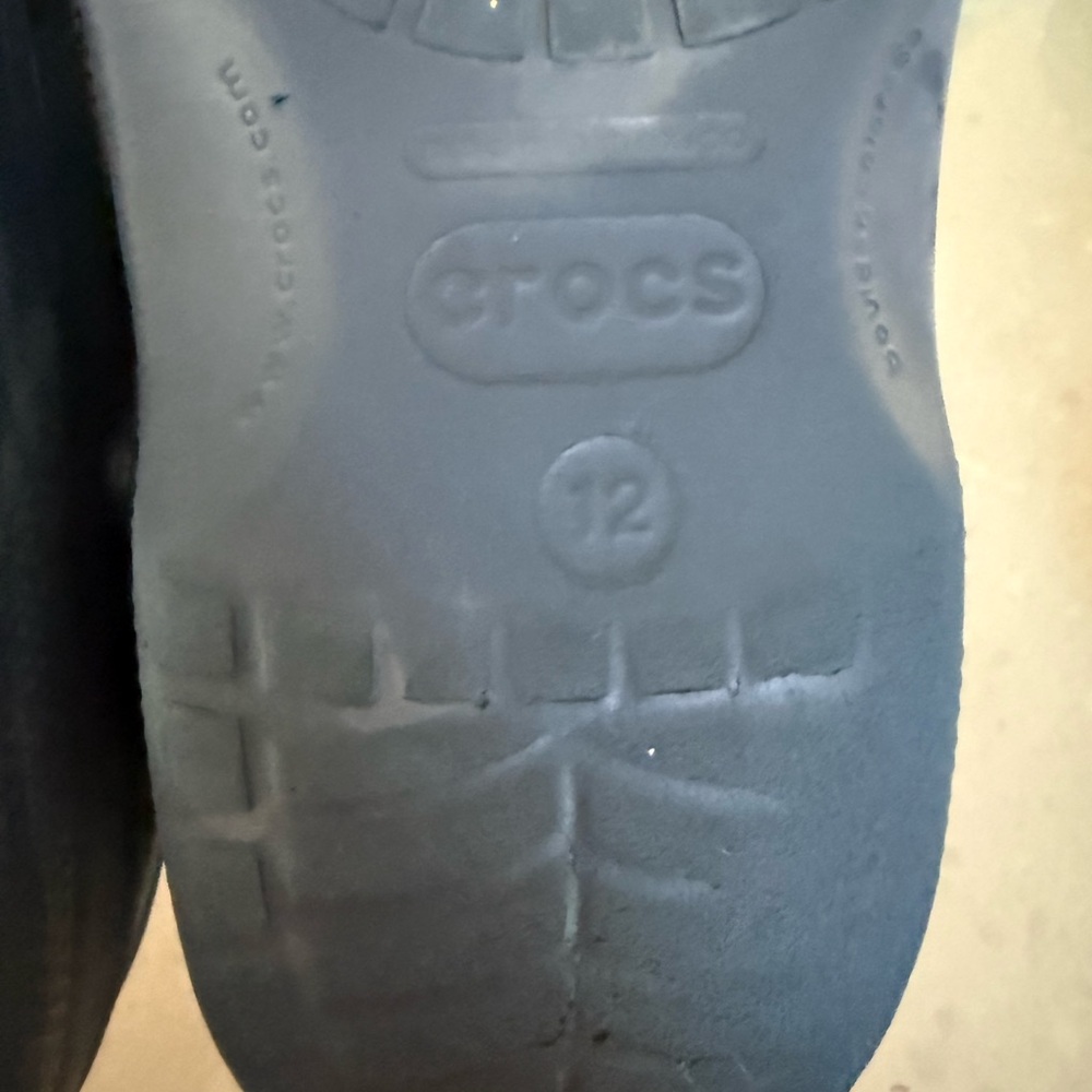 CROCS Classic Clog Dark Casual Men’s Size 12 - Picture 7 of 8